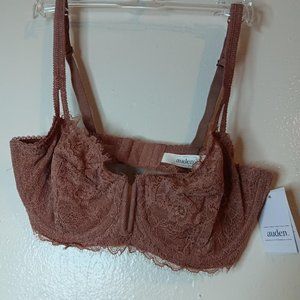 Brand New Auden Mauve Bra. Size 32D. Underwire. Interior Sling for Natural Lift